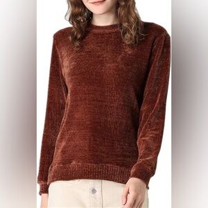 Sofie e Rust Chenille Women's Sweater. Size: M/L
